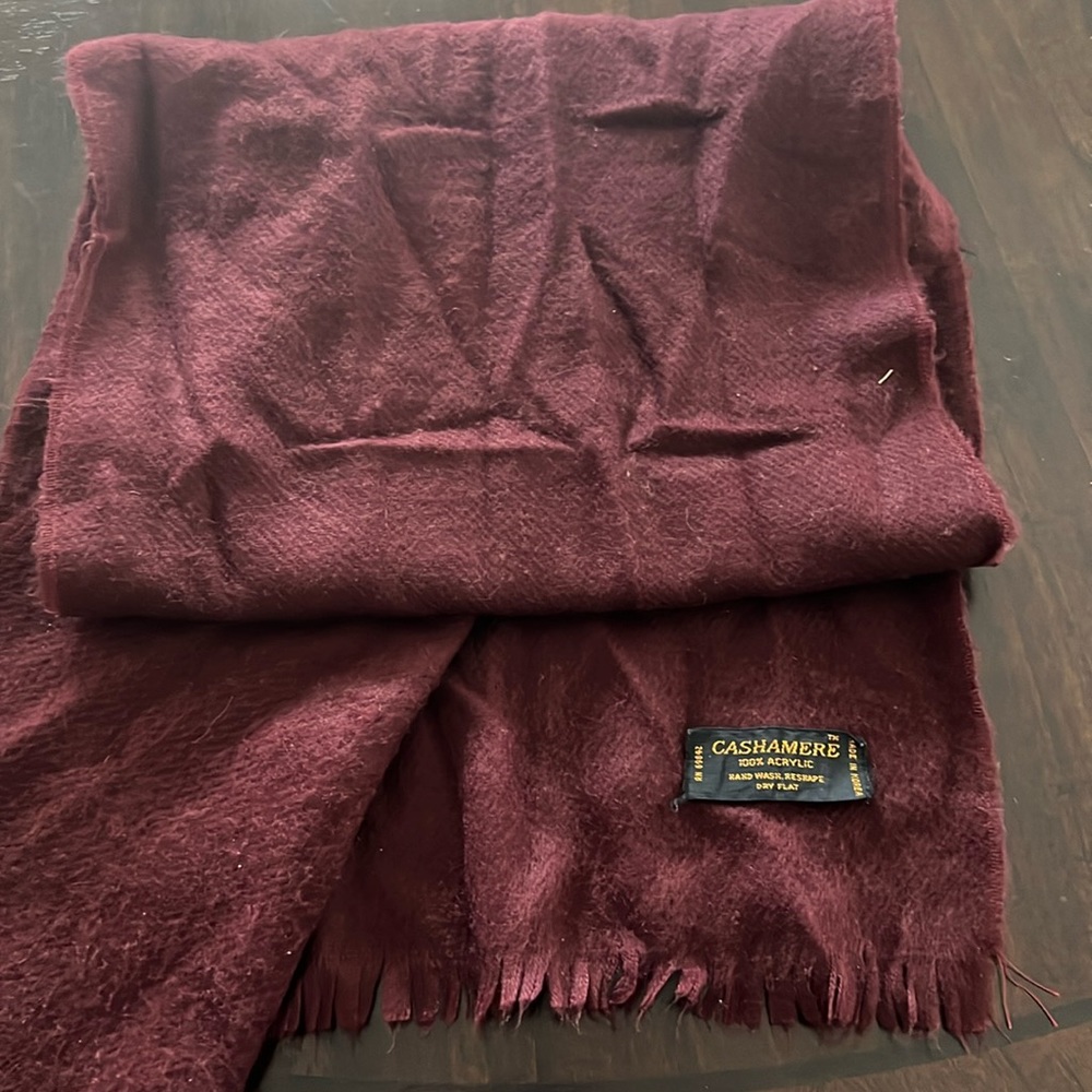 Burgundy Scarf